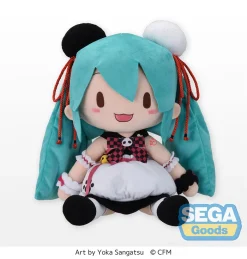 Sega Interactive Hatsune Miku Panda Manju Ver. Fluffy Plush (XL)