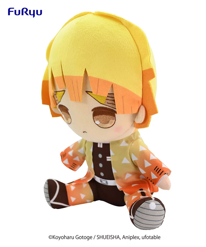 Furyu Demon Slayer: Kimetsu No Yaiba Zenitsu Agatsuma Big Plush Toy - Image 2