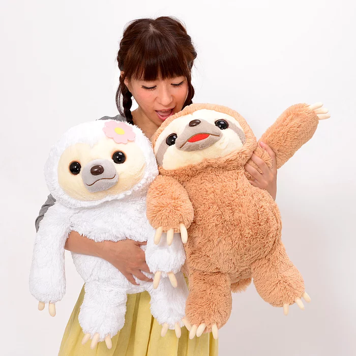 Amuse Namakemono No Mikke & Friends Sloth Plush Collection (Big) - Image 12