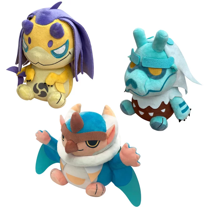 CAPCOM Monster Hunter Rise Plush Collection Vol. 3