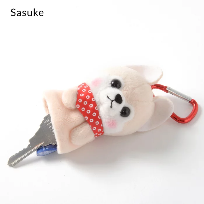 Amuse Mameshiba San Kyodai Dog Reel Key Cover Collection - Image 6