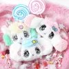 Yurie Sekiya Peropero Sparkles Plush Face Pass Cases