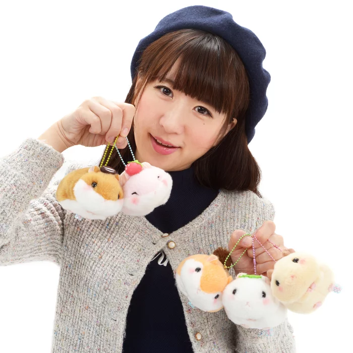 Amuse Coroham Coron Manmaru Friends Hamster Plush Collection (Ball Chain) - Image 15