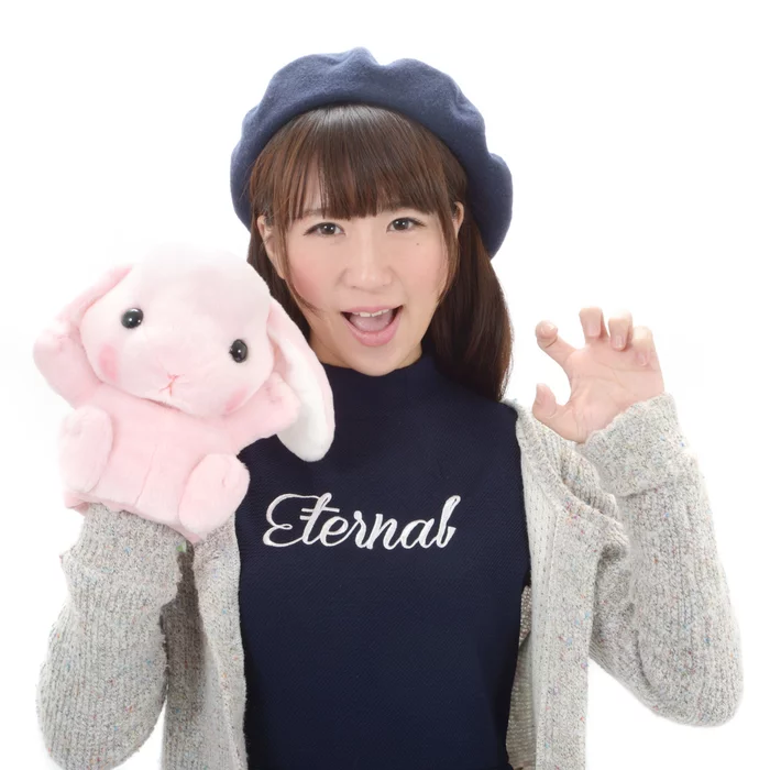 Amuse Pote Usa Loppy Rabbit Hand Puppets - Image 2