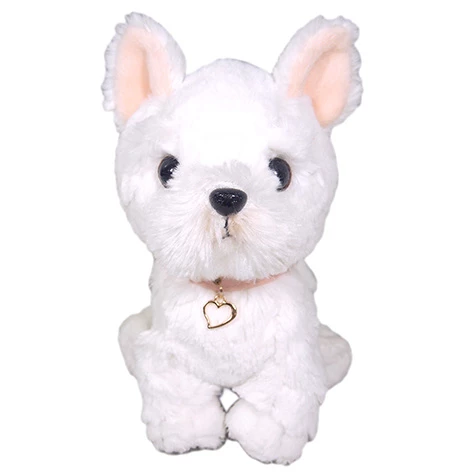 Sunlemon PUPS! Medium White Terrier Plush 1 Sunlemon PUPS! Medium White Terrier Plush