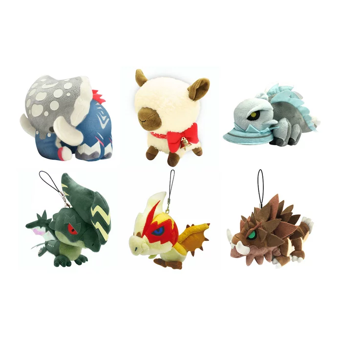 CAPCOM Monster Hunter Plush Set C 1 CAPCOM Monster Hunter Plush Set C