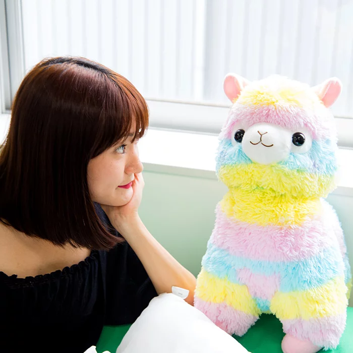 Amuse Alpacasso Rainbow Alpaca Plush (Big) - Image 9