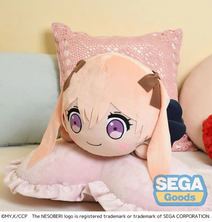 Sega Interactive Mega Jumbo Lying Down Plush A Couple Of Cuckoos Erika Amano - Image 5