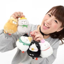 Amuse Hige Manjyu Tabi Cat Plush Collection (Ball Chain)