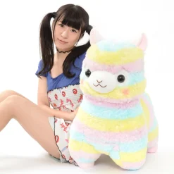 Amuse Rainbow Alpacasso Alpaca Plush (Super Jumbo)