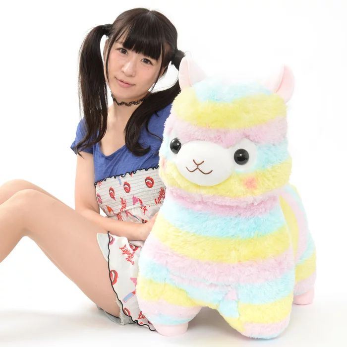 Amuse Rainbow Alpacasso Alpaca Plush (Super Jumbo)
