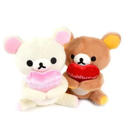 San-X Rilakkuma Holding Heart Plush