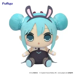 Furyu Hatsune Miku: Black Rabbit Ver. Kyurumaru Big Plush Toy