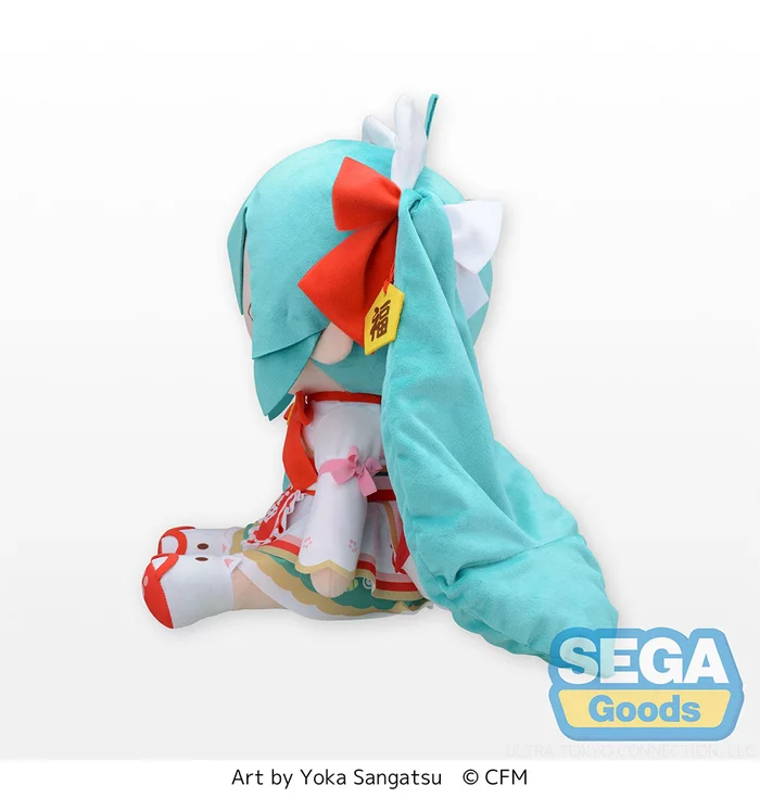 Sega Interactive Hatsune Miku: Maneki-Miku Ver. Fluffy Plush (LL) - Image 2