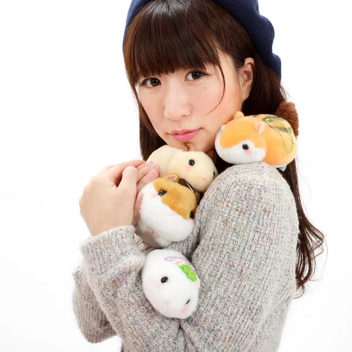 Amuse Coroham Coron Manmaru Friends Hamster Plush Collection (Ball Chain) - Image 18