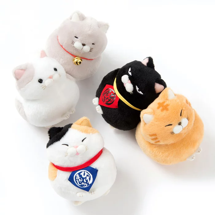 Amuse Hige Manjyu Maekake Cat Plush Collection (Standard)