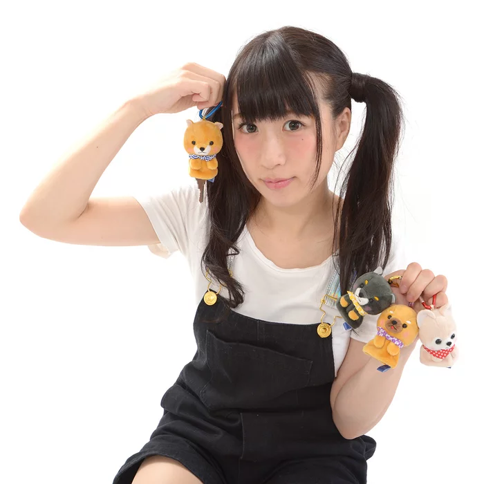 Amuse Mameshiba San Kyodai Dog Reel Key Cover Collection - Image 7