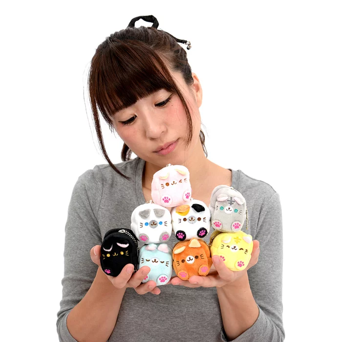 Square Cat Plush Coin Cases - Image 21
