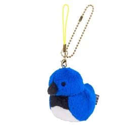 Sunlemon Irotoridori Blue-and-White Flycatcher Keychain Strap
