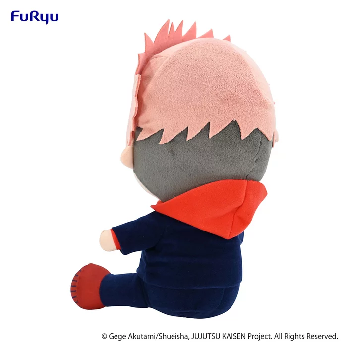 Furyu Jujutsu Kaisen Kyurumaru Big Plush Toy Yuji Itadori (Re-run) - Image 4