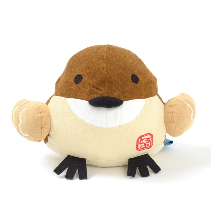 Hannari Tofu Sparrow Cushion 1 Hannari Tofu Sparrow Cushion