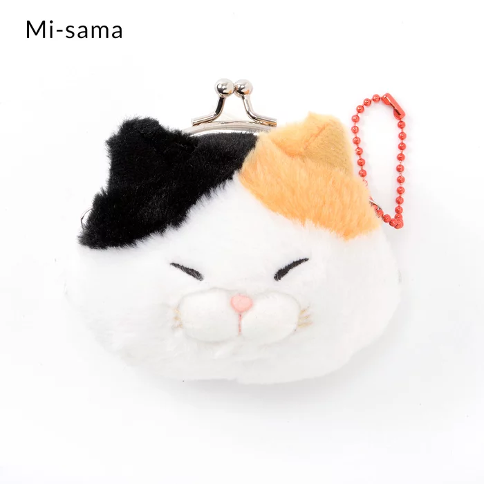 Amuse Hige Manjyu Cat Plush Mini Coin Pouches - Image 2
