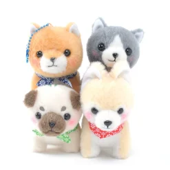 Amuse Mameshiba San Kyodai Nihonbare Dog Plush Collection (Ball Chain)