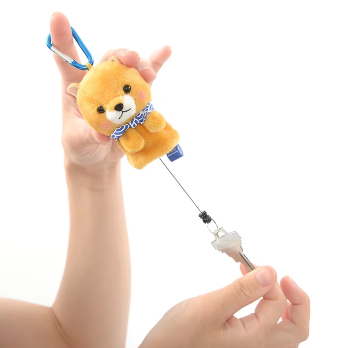 Amuse Mameshiba San Kyodai Dog Reel Key Cover Collection - Image 8