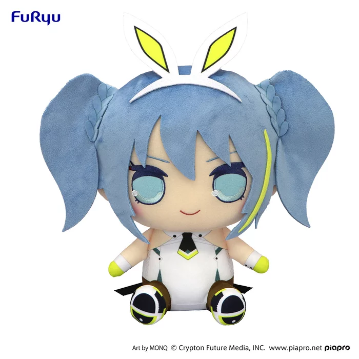 Furyu Hatsune Miku: Sporty Rabbit Ver. Kyurumaru Big Plush Toy
