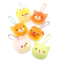 Amuse Mameshiba San Kyodai Yakitate Panya-san Keychains