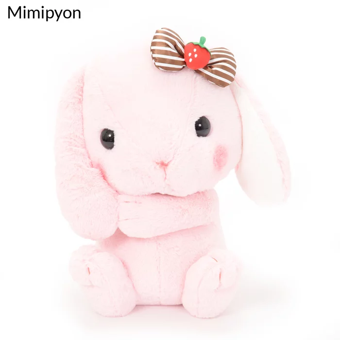 Amuse Pote Usa Loppy Strawberry Plush Collection (Big) - Image 3
