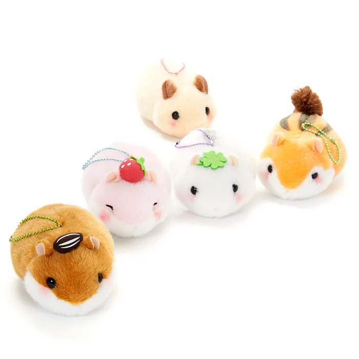 Amuse Coroham Coron Manmaru Friends Hamster Plush Collection (Ball Chain) - Image 10