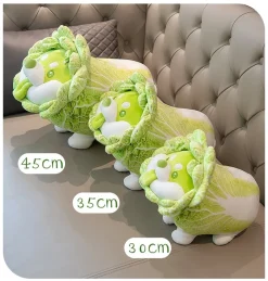 DODOWO Vegetable Fairy Series Cabbage Dog 35cm Plush