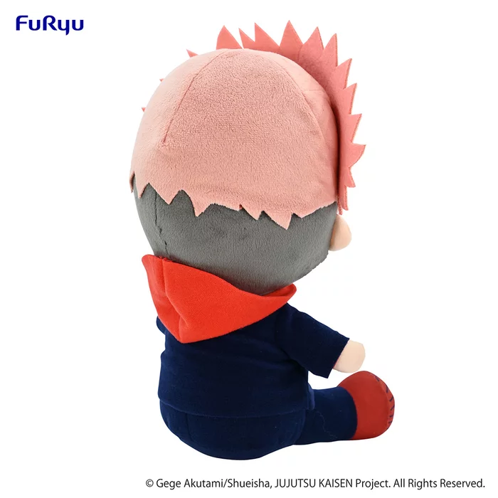 Furyu Jujutsu Kaisen Kyurumaru Big Plush Toy Yuji Itadori (Re-run) - Image 6