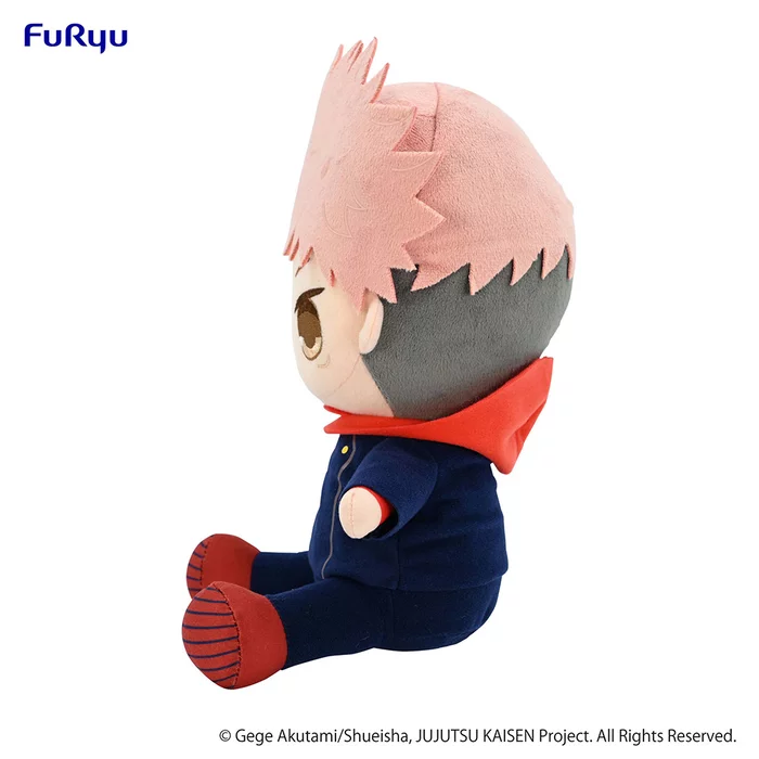 Furyu Jujutsu Kaisen Kyurumaru Big Plush Toy Yuji Itadori (Re-run) - Image 3